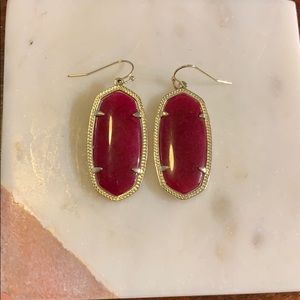 Gold and maroon Kendra Scott Elle’s